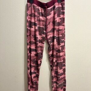Justice Pink Camo Pajama Bottoms